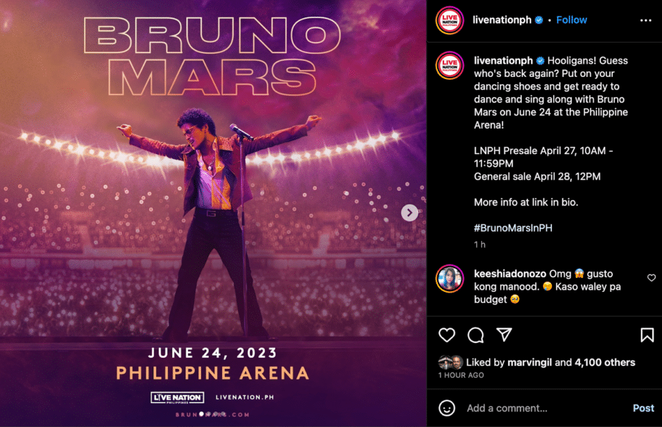 Bruno Mars poised for Manila return this June; here’s how much tickets cost