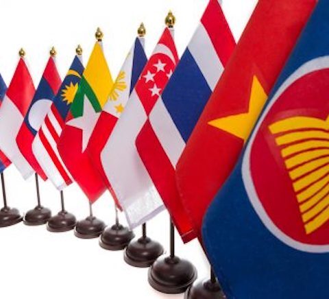 ASEAN flags