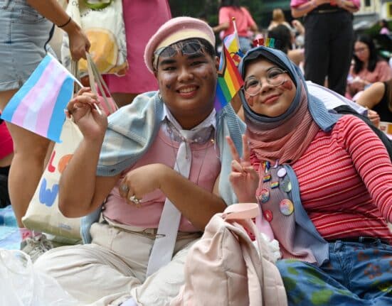 LGBTQ rally in Singapore