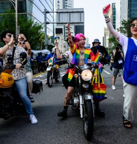 Pride parade in Seoul (July 1, 2023)