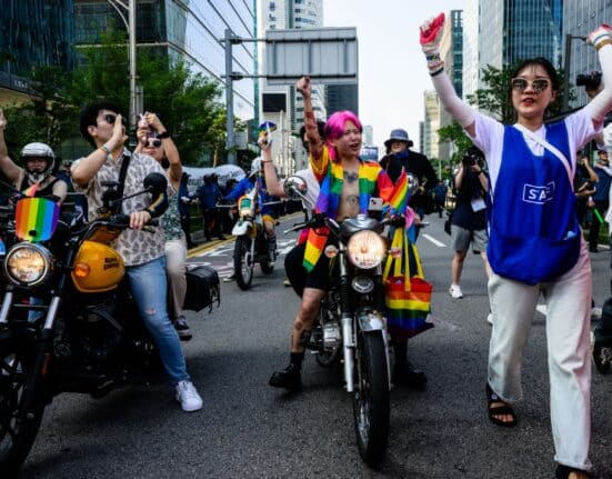 Pride parade in Seoul (July 1, 2023)