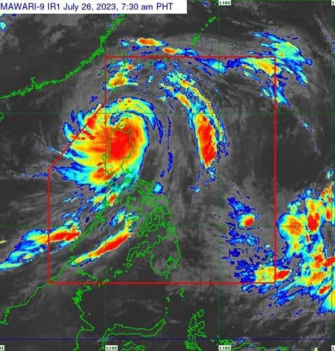 Typhoon Egay (PAGASA satellite image)
