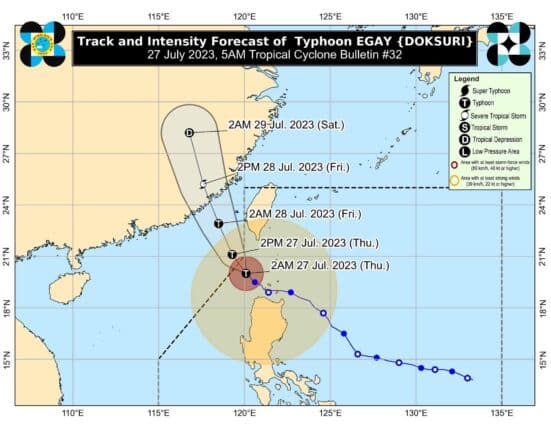 Typhoon Egay (7-27-2023)