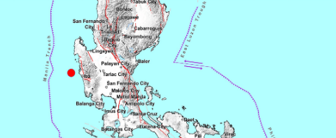 Magnitude 4.8 quake hits Zambales coast, felt in Quezon City (7-6-2023)