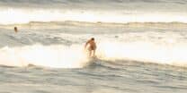 Surfing in Baler, Aurora