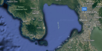 Manila Bay map