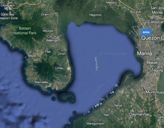 Manila Bay map