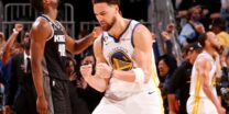 Klay Thompson of the Golden State Warriors