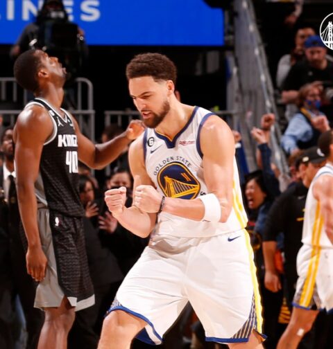 Klay Thompson of the Golden State Warriors