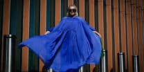Plus-size model and UK influencer Felicity Hayward (Photo by Adrian Dennis / AFP)