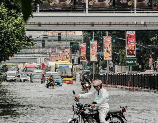 Flooding on España Boulevard, Manila