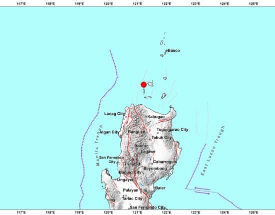 Aftershocks hit Dalupiri Island following magnitude 6.3 earthquake on Tuesday, Sept. 12, 2023 (Courtesy: PHIVOLCS)