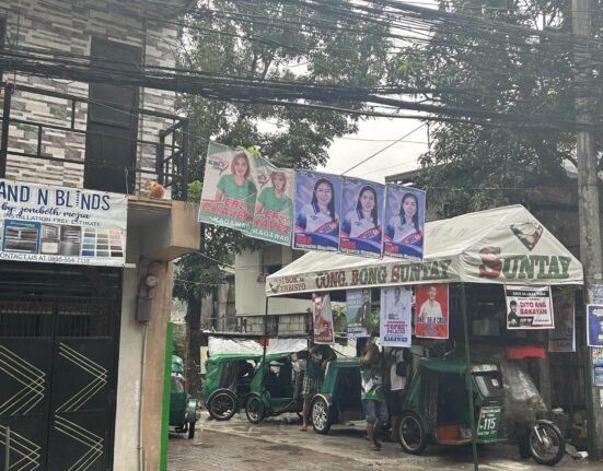 Barangay and SK Elections 2023 posters (Photo: Carl Santos)