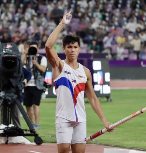 EJ Obiena at Hangzhou Asian Games (Photo: Philippine Sports Commission)