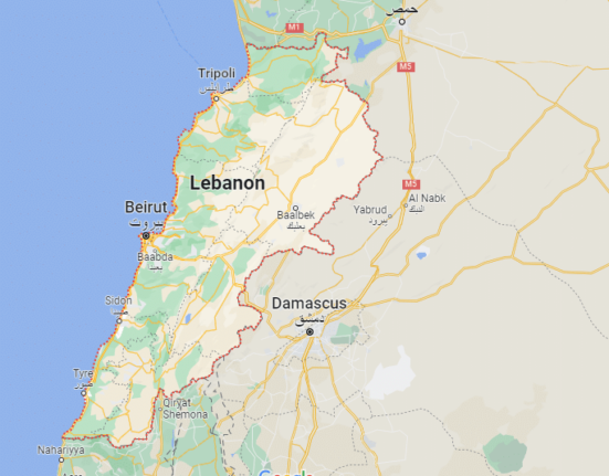 Lebanon (Google Maps)