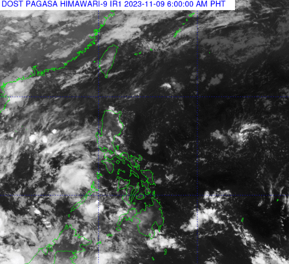 LPA outside Palawan (PAGASA image 11-9-2023)