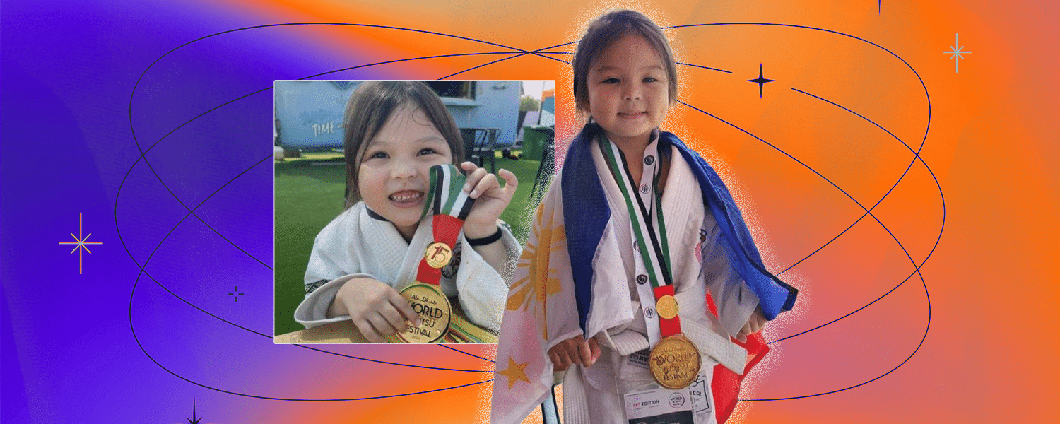 6-year-old Aielle Aguilar repeats as jiu-jitsu world champion