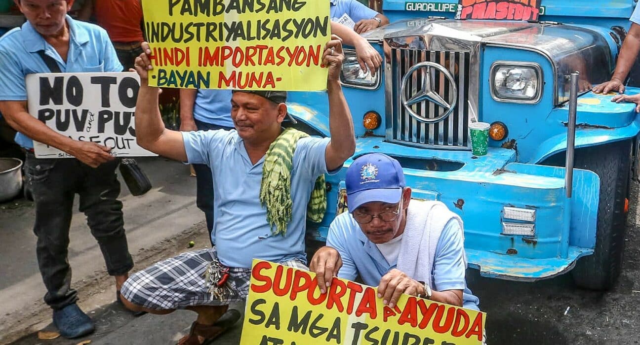 transport strike (Photo: Ryan Baldemor/RepublicAsia)