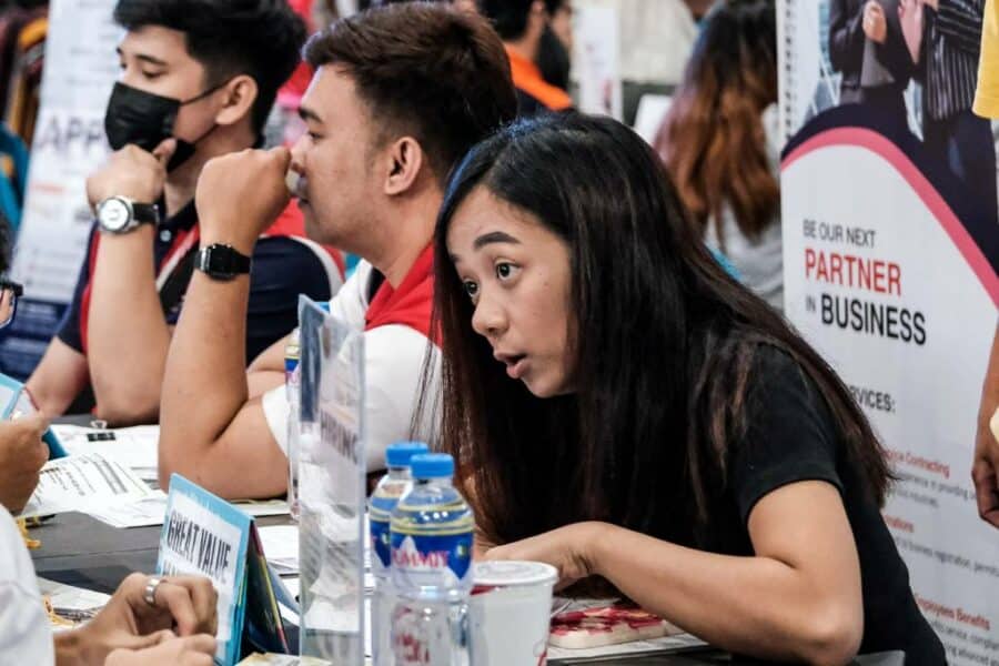 Malabon City Mayor Jennie Sandoval and Northern Director PBGEN. Rizalito Gapas, together with Congressman Ricky Sandoval, lead the Mega Job Fair on Wednesday, December 6, 2023, at Malabon Sports Complex. Various jobs await job seekers at the said Mega Job Fair. More than 50 partner companies of the Public Employment Service Office (PESO) are ready to provide employment opportunities for Malabon residents. Photo by Ryan Baldemor