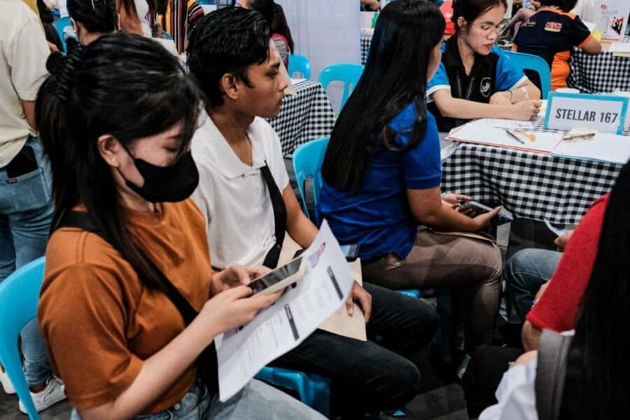 Malabon City Mayor Jennie Sandoval and Northern Director PBGEN. Rizalito Gapas, together with Congressman Ricky Sandoval, lead the Mega Job Fair on Wednesday, December 6, 2023, at Malabon Sports Complex. Various jobs await job seekers at the said Mega Job Fair. More than 50 partner companies of the Public Employment Service Office (PESO) are ready to provide employment opportunities for Malabon residents. Photo by Ryan Baldemor