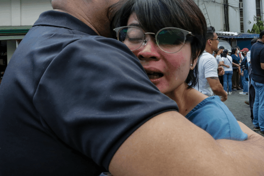 The announcement of the 2023 Bar Exam results in Manila on Tuesday, December 5, 2023, elicited various emotions among exam takers and their parents. The University of Santo Tomas (UST) secured the fifth position with an 85.25% passing rate, while the University of the Philippines (UP) followed closely with an 89.45% passing rate. The University of San Carlos (USC) claimed the third spot, achieving a 90.91% passing rate, trailed by San Beda University with a 92.20% passing rate. Ateneo de Manila University (ADMU) emerged as the top law school, boasting a remarkable 94.08% passing rate. Photo by Ryan Baldemor