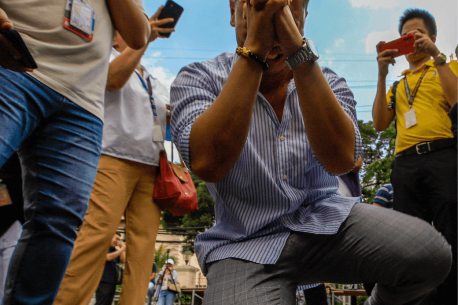 The announcement of the 2023 Bar Exam results in Manila on Tuesday, December 5, 2023, elicited various emotions among exam takers and their parents. The University of Santo Tomas (UST) secured the fifth position with an 85.25% passing rate, while the University of the Philippines (UP) followed closely with an 89.45% passing rate. The University of San Carlos (USC) claimed the third spot, achieving a 90.91% passing rate, trailed by San Beda University with a 92.20% passing rate. Ateneo de Manila University (ADMU) emerged as the top law school, boasting a remarkable 94.08% passing rate. Photo by Ryan Baldemor