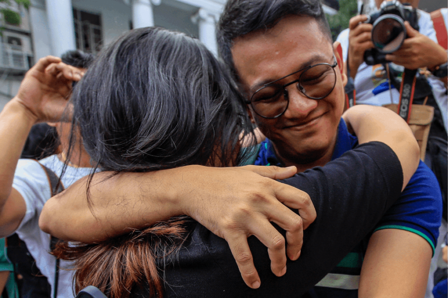 The announcement of the 2023 Bar Exam results in Manila on Tuesday, December 5, 2023, elicited various emotions among exam takers and their parents. The University of Santo Tomas (UST) secured the fifth position with an 85.25% passing rate, while the University of the Philippines (UP) followed closely with an 89.45% passing rate. The University of San Carlos (USC) claimed the third spot, achieving a 90.91% passing rate, trailed by San Beda University with a 92.20% passing rate. Ateneo de Manila University (ADMU) emerged as the top law school, boasting a remarkable 94.08% passing rate. Photo by Ryan Baldemor