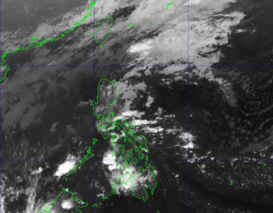 PAGASA satellite image 12 a.m. 12-31-2023