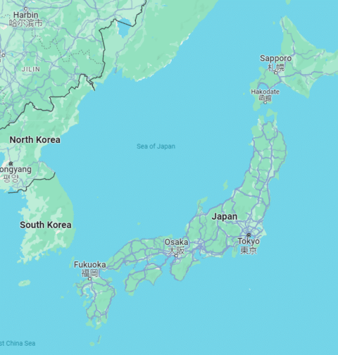 Japan (Google Maps)
