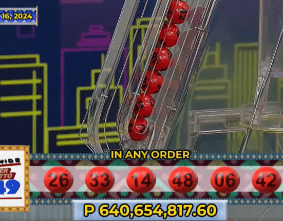 Lone bettor wins P640-M Super Lotto 6/49 jackpot (January 16, 2024)