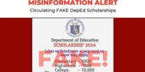 Department of Education advisory on fake scholarships