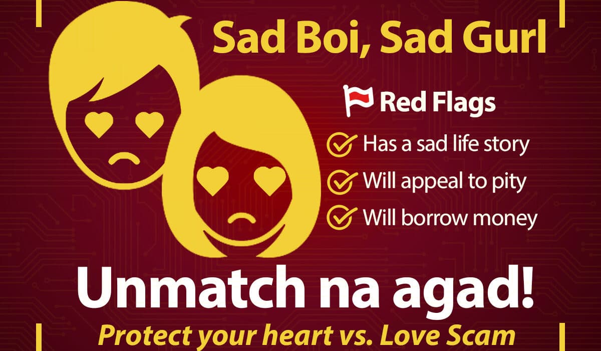 Love Scam sign