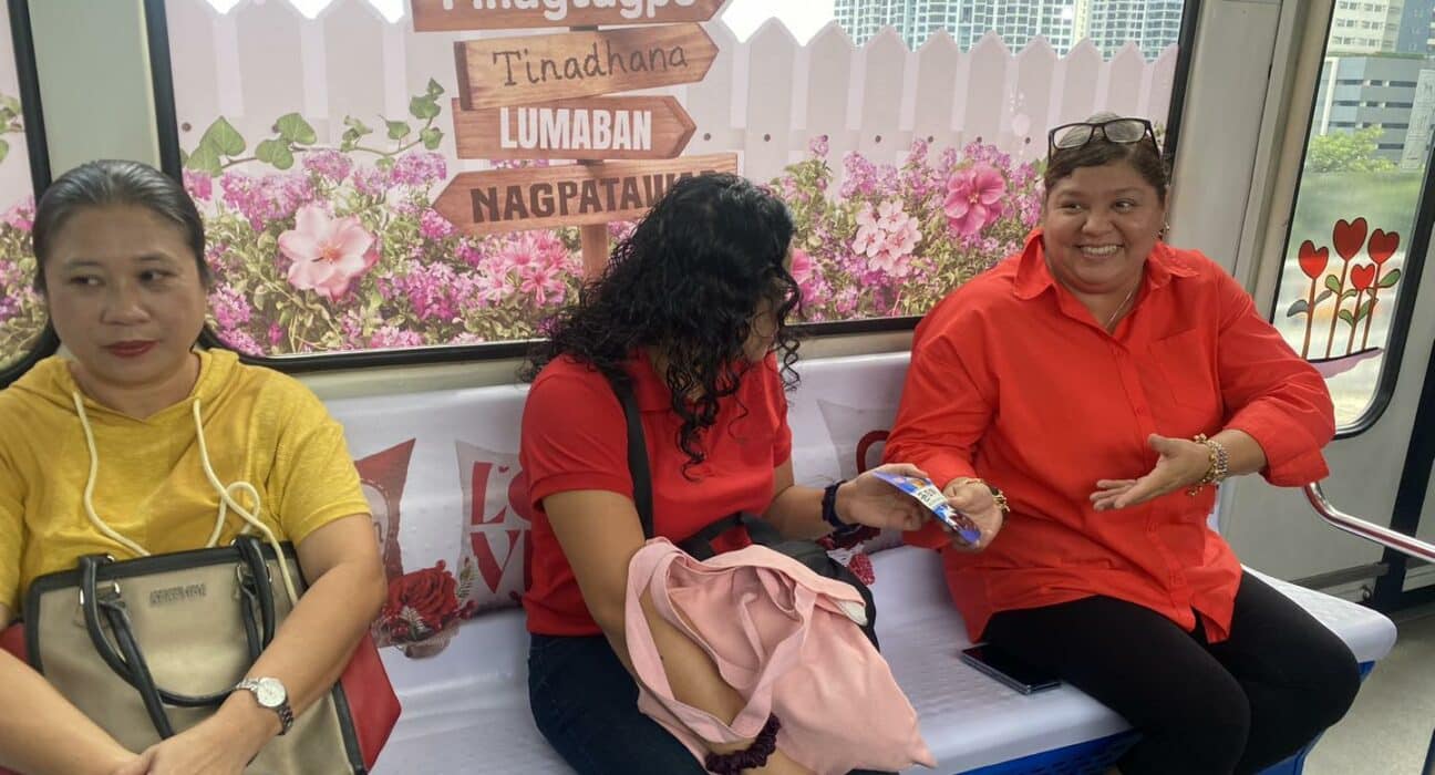MRT3 launches ‘Love Train’ as Valentine’s Day nears- (Feb. 8, 2024- MRT3 photo)