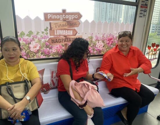 MRT3 launches ‘Love Train’ as Valentine’s Day nears- (Feb. 8, 2024- MRT3 photo)
