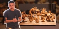 This Gen Z gives new life to recycled cardboard through art