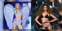 Alex Consani and Valentina Sampaio, first openly trans models to walk VS fashion show