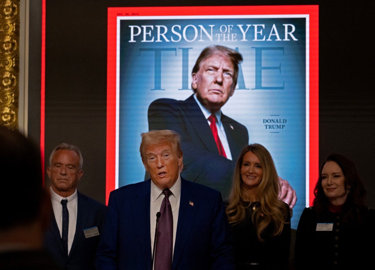 Time Magazine names Donald Trump person of the year for second time