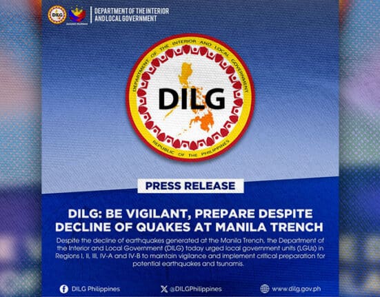 DILG calls for earthquake, tsunami preparedness in 6 regions