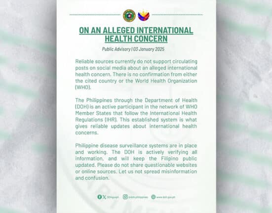 DOH: Claims of respiratory diseases in China, unfounded