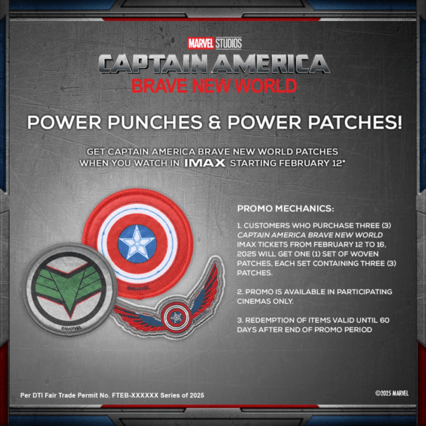 Anthony Mackie debuts as new Captain America; 'Brave New World' to premiere in PH on Feb. 12