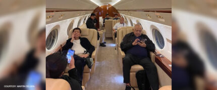 Ex-President Rodrigo Duterte en route to Hague