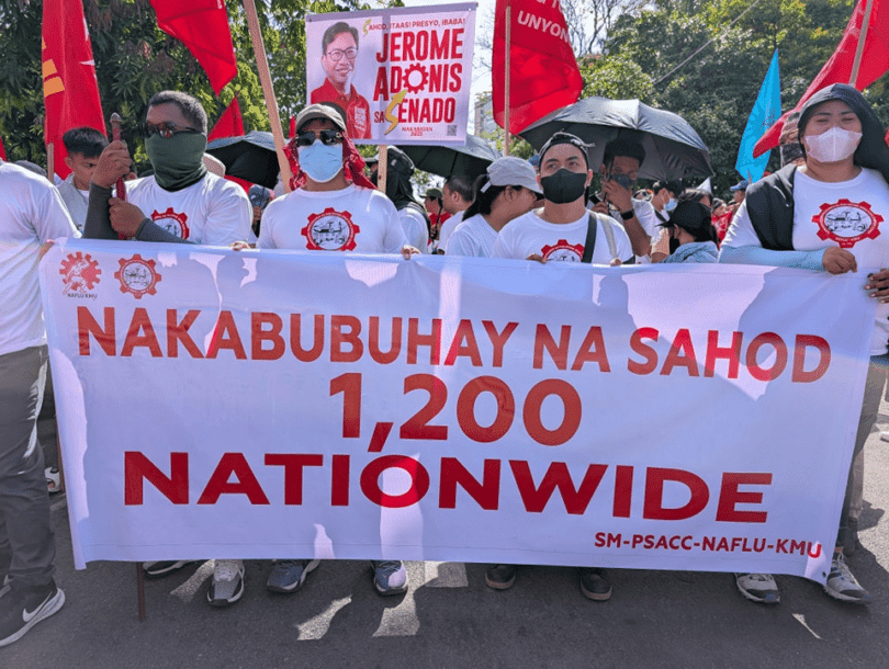 Gov't reaffirms support for Filipino workers on Labor Day; groups call for wage hike
