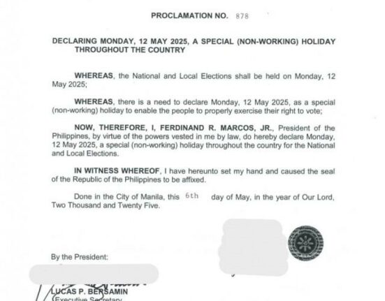 Palace declares May 12 elections as holiday | Republicasia