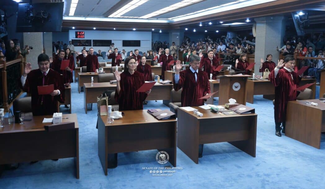 What is this robe donned by senator-judges for VP Sara impeachment case?