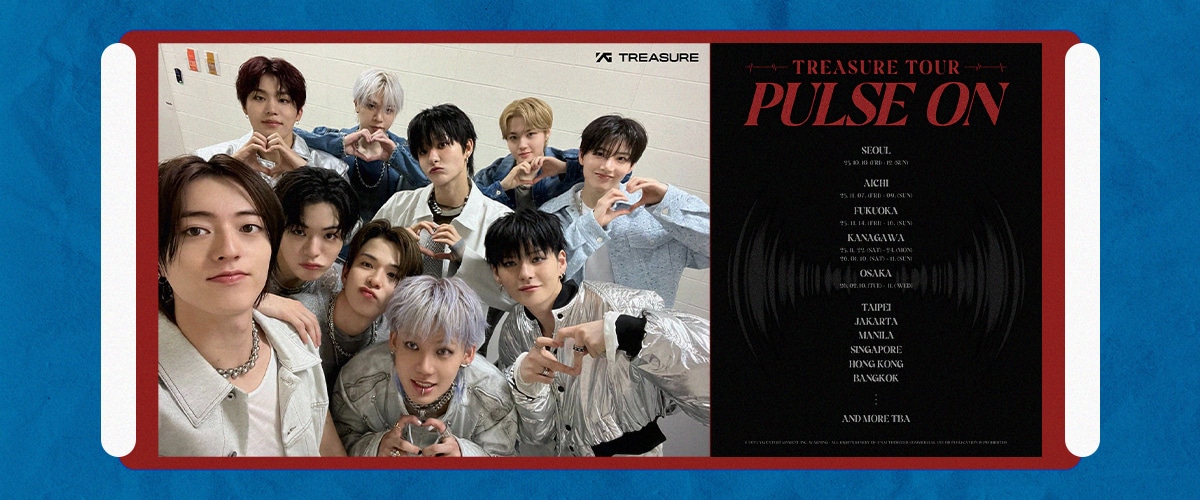 K-pop group TREASURE includes Manila for ‘Pulse On’ tour
