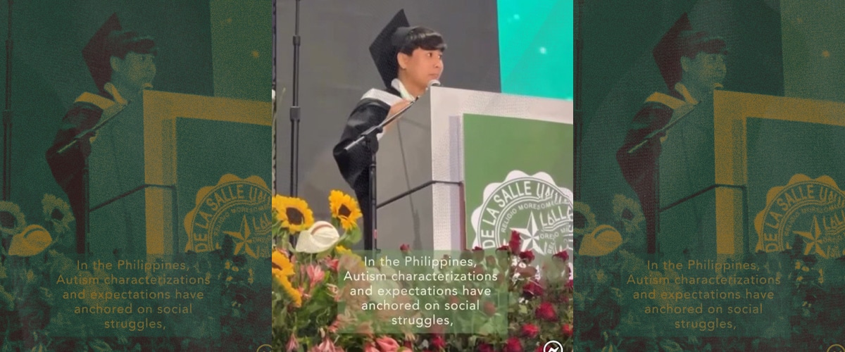 DLSU Psychology Graduate with Autism Earns Summa Cum Laude