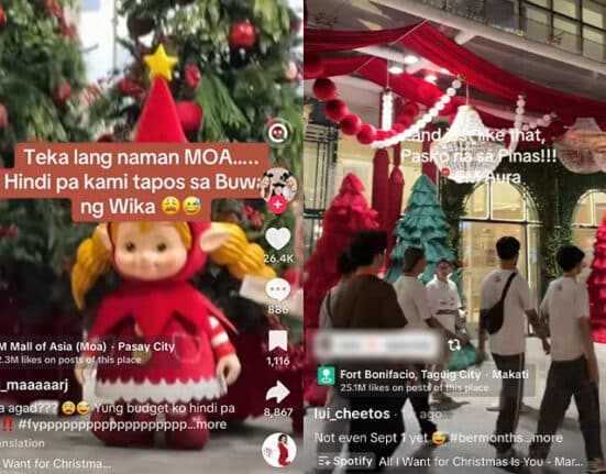 It's still August, but Christmas vibes are already felt in the Philippines