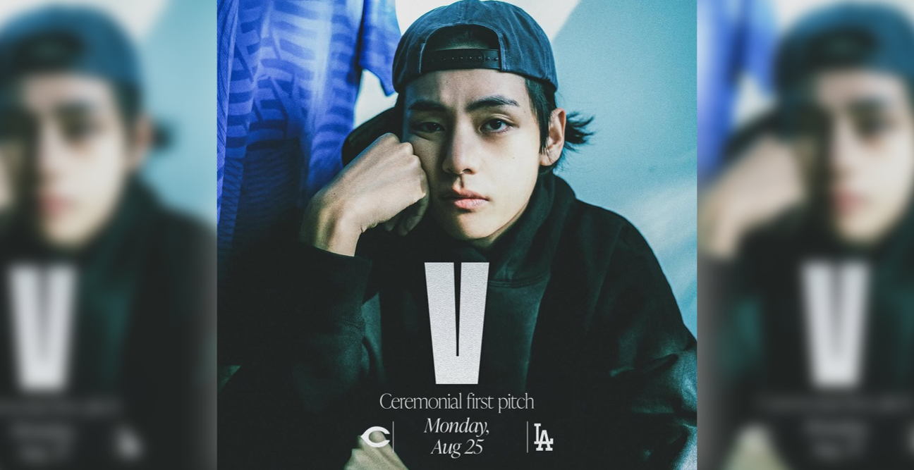 BTS’ V to Throw First Pitch at Los Angeles Dodgers Game