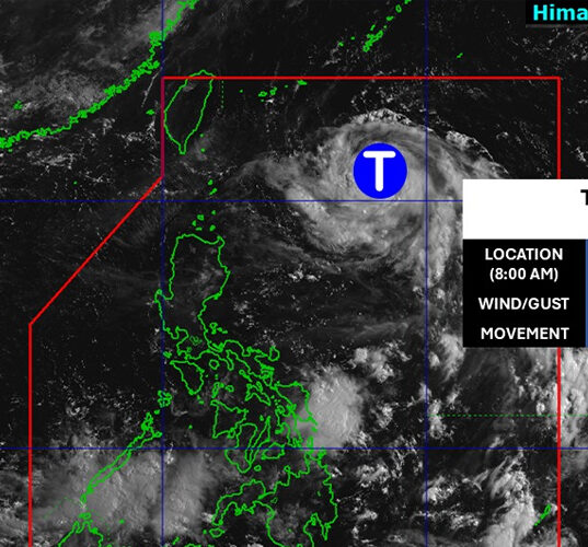 Gorio now a typhoon but won’t hit PH