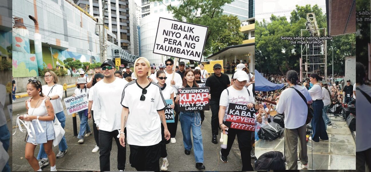 Ben&Ben performs full 'Kapangyarihan' song at Trillion Peso March; Other celebrities join Sunday protests vs. corruption